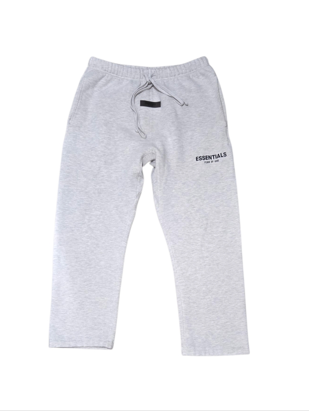 FEAR OF GOD Essentials Light Oatmeal Drawstring Jogger Sweatpants Small/Medium